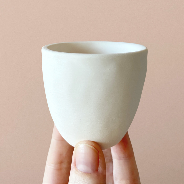 Medium White Handmade Ceramic Planter