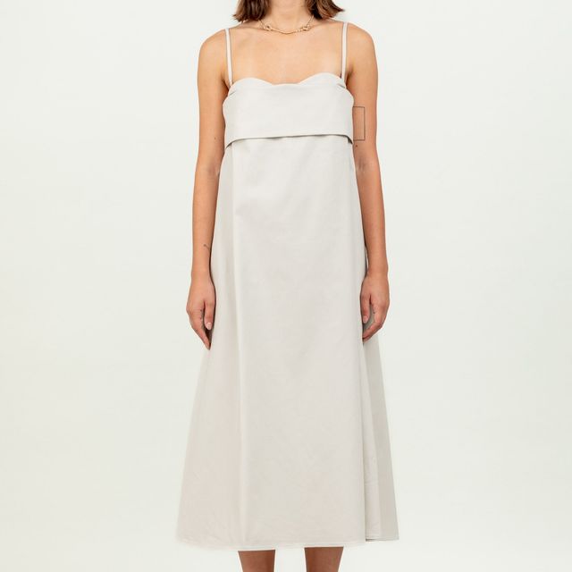 Verona Dress 2.0 Long -  Organic Cotton Twill