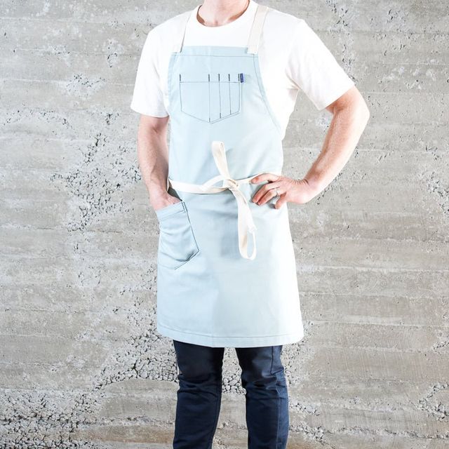 Deluxe Chef Apron - Baby Blue