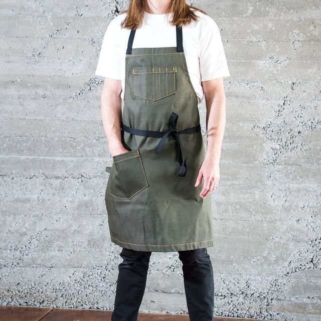 Deluxe Chef Apron - Olive