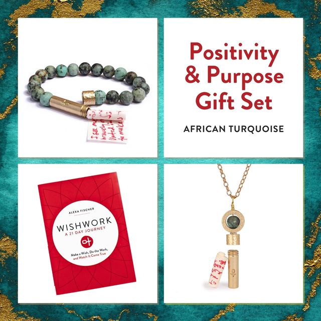 African Turquoise Intention Jewelry Gift Set