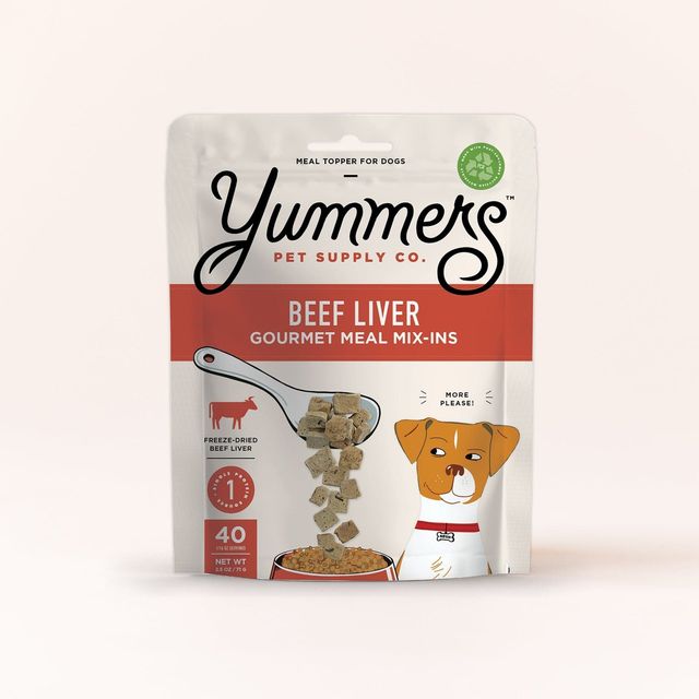 Freeze-dried Beef Liver Gourmet Meal Mix-in for Dogs, 2.5 oz.