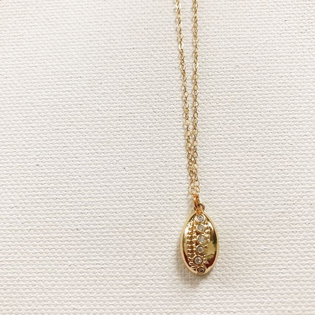 Crystal Cowrie Necklace