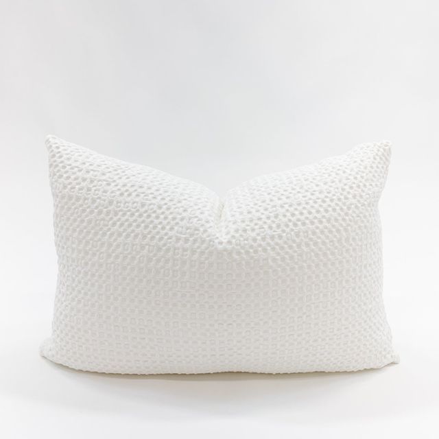 Cool Cotton Waffle Weave Pillow 14x20