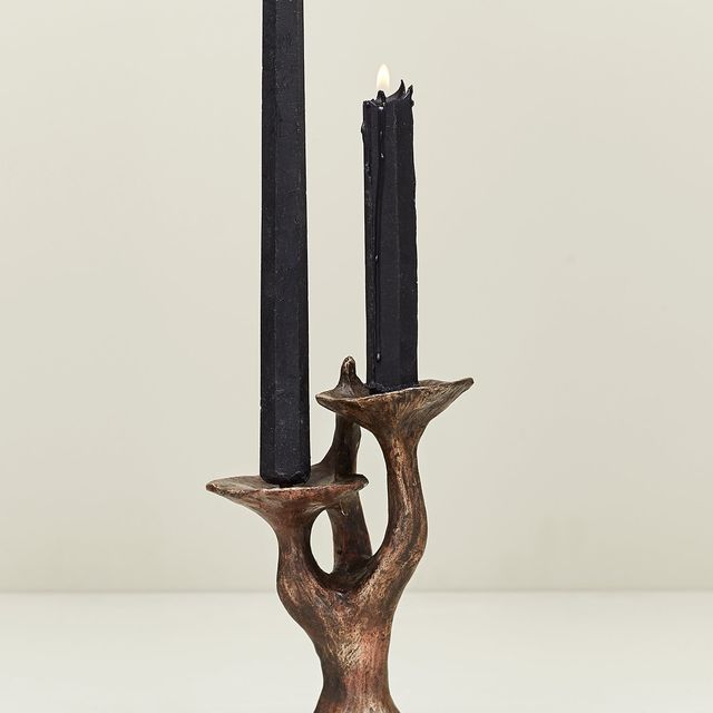 Bronze Forest Candlestick