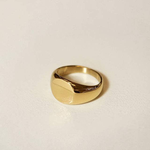 Signet Round Ring 10mm [Personalize]