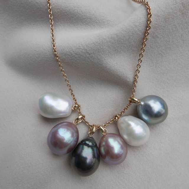 Baroque Freshwater Pearl Pendants