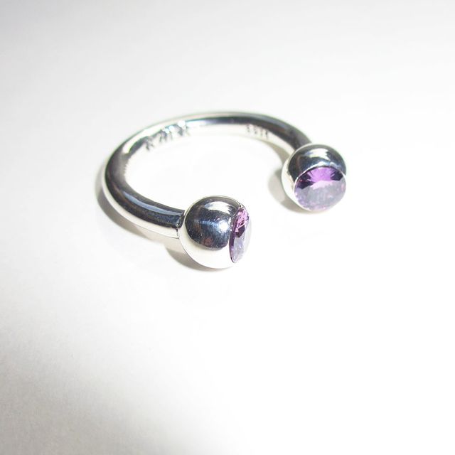 The Pierced Ring Purple