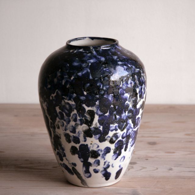 Cobalt & White Vase No. 4