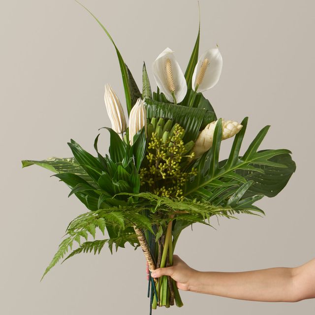 The Greens & Anthuriums Bouquet