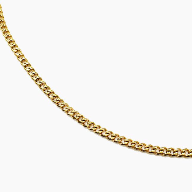 Micro Cuban Anklet - Gold