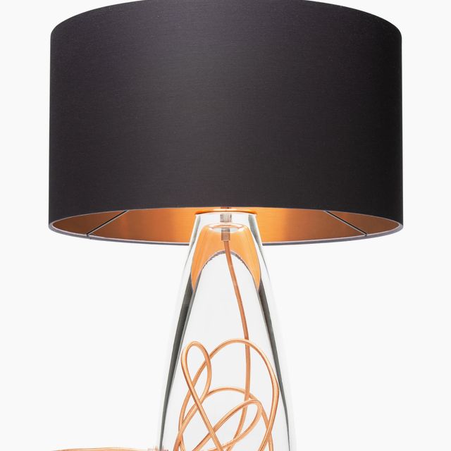 SERAFINA Lamp · Clear+Charcoal+Copper