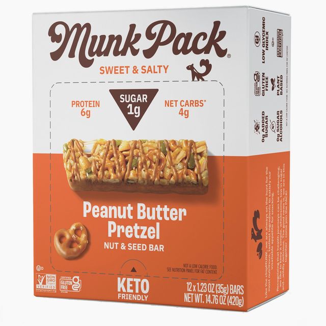 Peanut Butter Pretzel Nut & Seed Bar, 12-Count