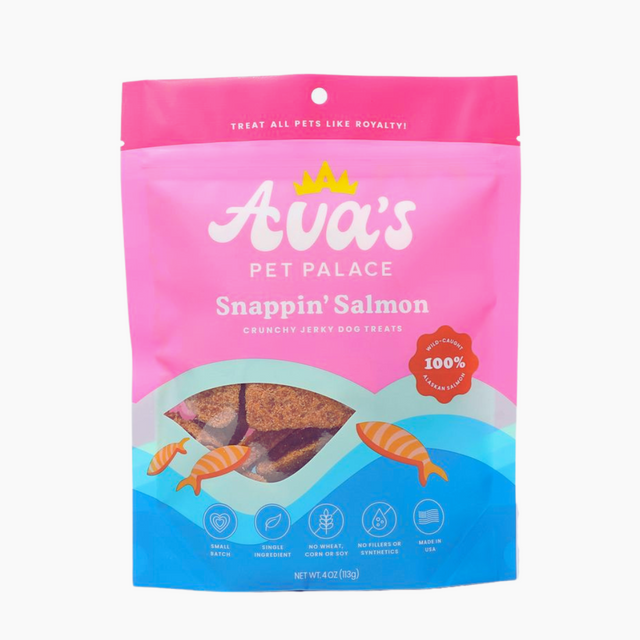 Crunchy Jerky Dog Treats- Snappin' Salmon