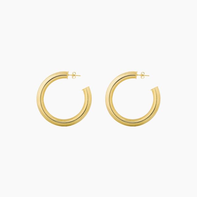 Small Gold Filled Tube Earrings