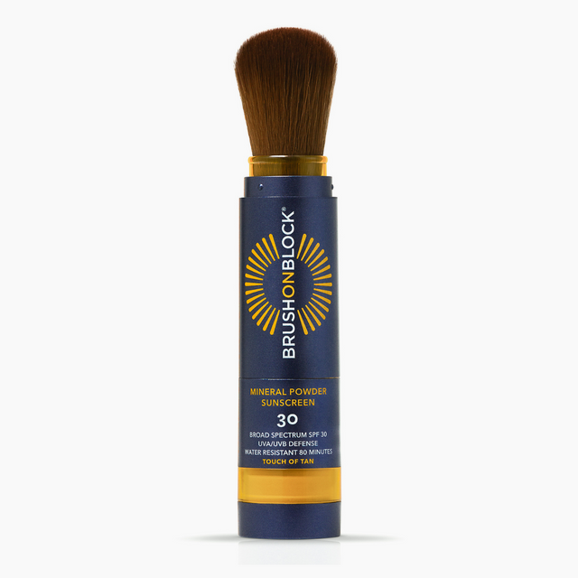 Brush On Block SPF 30 Touch of Tan Mineral Powder Sunscreen