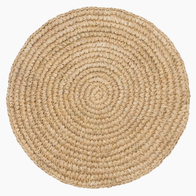 Classic Round Natural Placemat 38cm - Set of 4