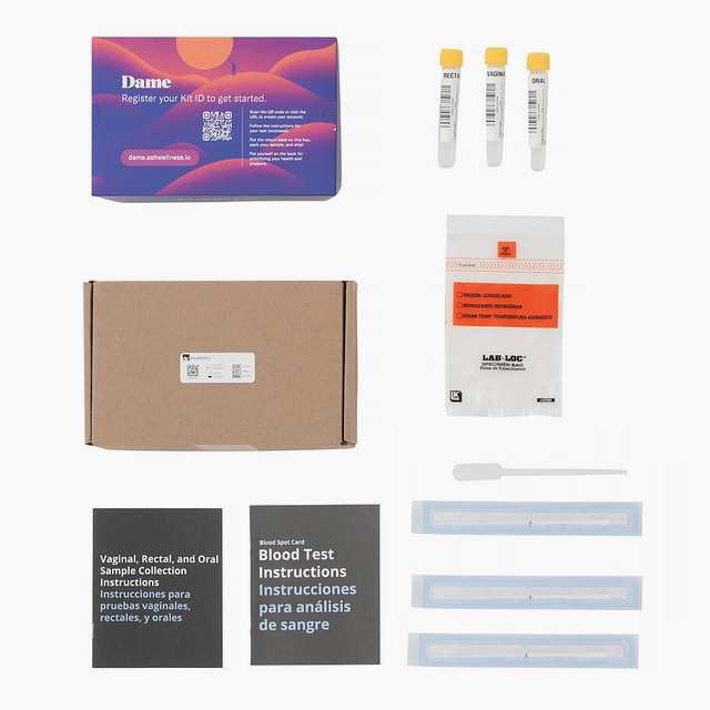 Gonorrhea & Chlamydia STI Kit - 3 Site