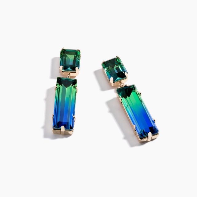 Sell Out Earrings | Green & Blue Ombre
