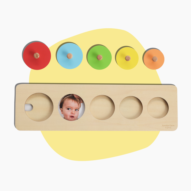 Peekaboo Puzzle Circles - Insert Your Own Pictures