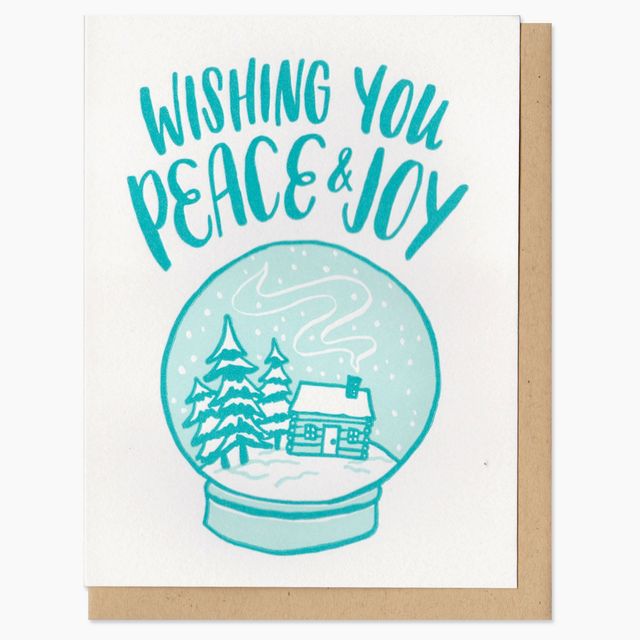 Wishing You Peace & Joy Greeting Card