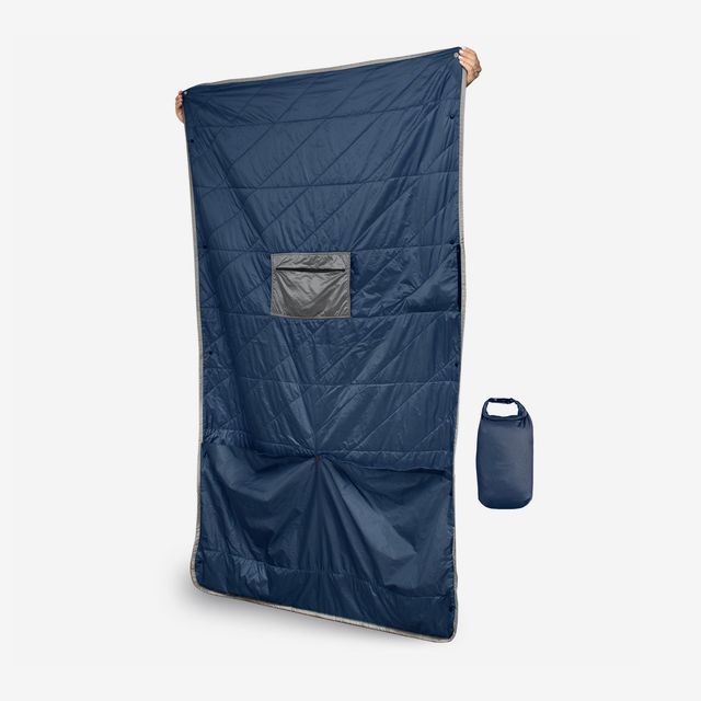 Layover Travel Blanket - Insulated & Packable | Blue