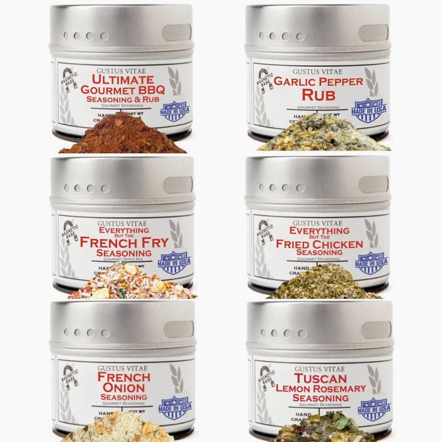 Air Fryer Kitchen Hero Seasoning Set - Artisanal Spice Blends Six Pack