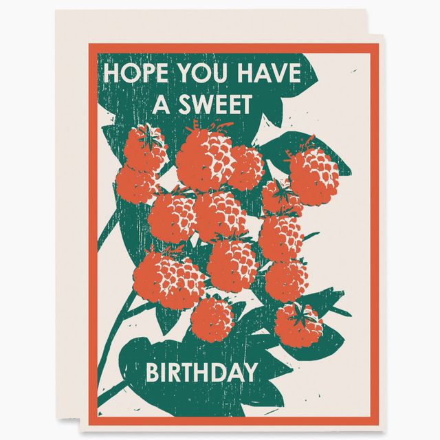 Sweet Birthday Letterpress Card