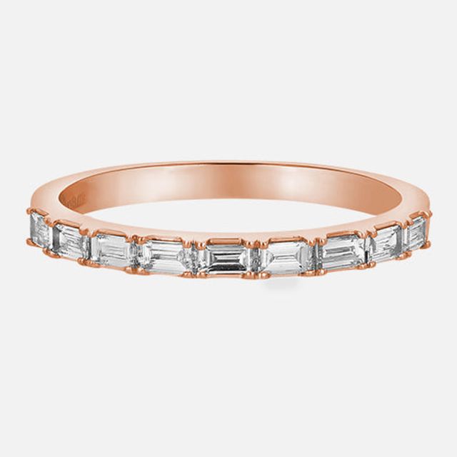 The Lab Grown Baguette Diamond Band Ring
