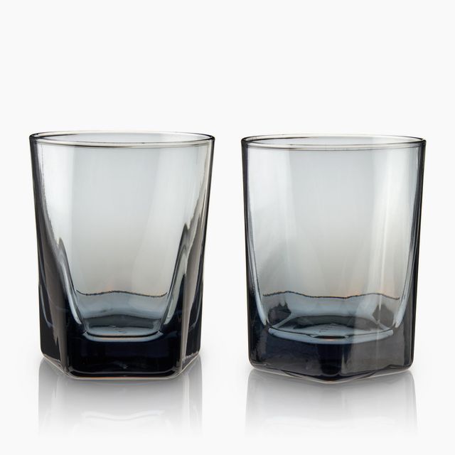 Smoke Double Old Fashioned Glasses (Set of 2) by Viski