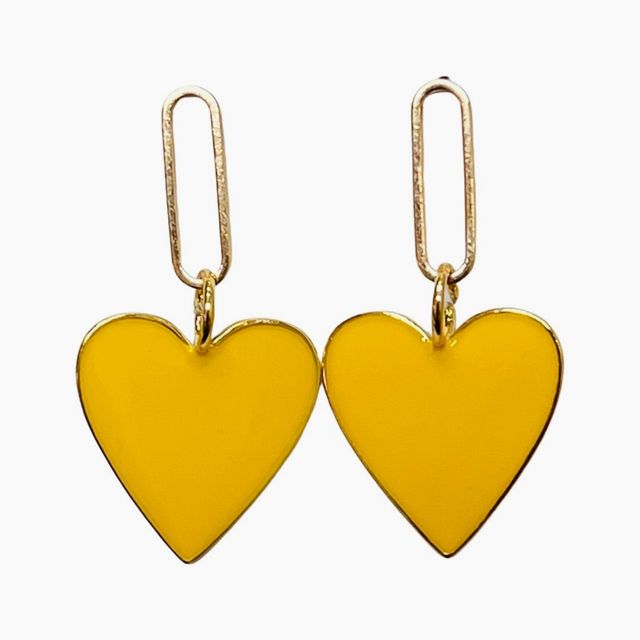 Hearts on Fire Earrings Yellow
