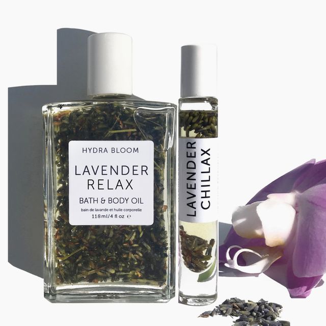 Lavender Relax Body Bath Oil & Lavender Chillax Roll-on Perfume Oil
