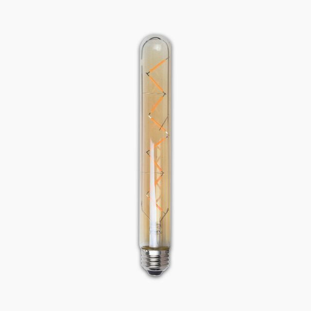 Dimmable T30 Tubular LED Bulb / Medium Base / Amber Glass / 40 Watt Equivalent