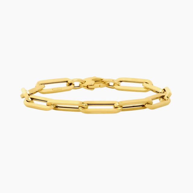 14K Yellow Gold Large Link Bracelet