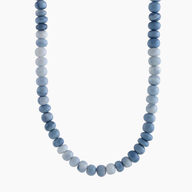Blue Opal Beaded Necklace
