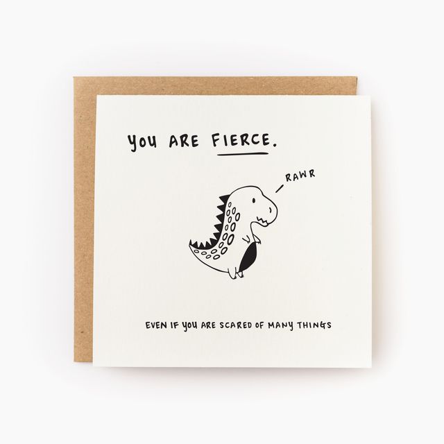 You Are Fierce Letterpress Card