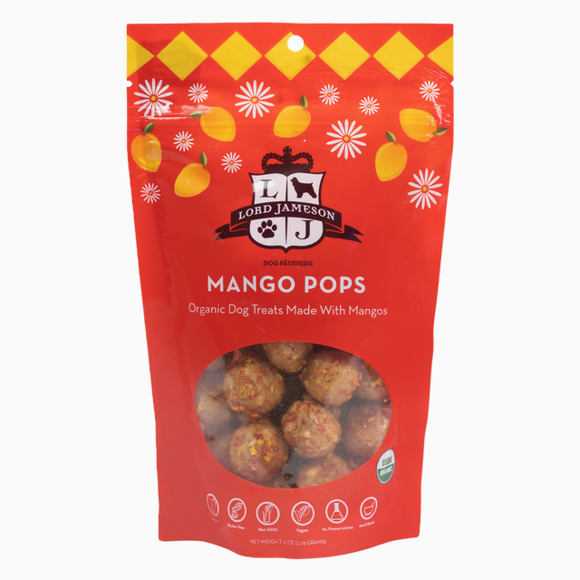 Mango Pops Organic Dog Treats | 6 oz