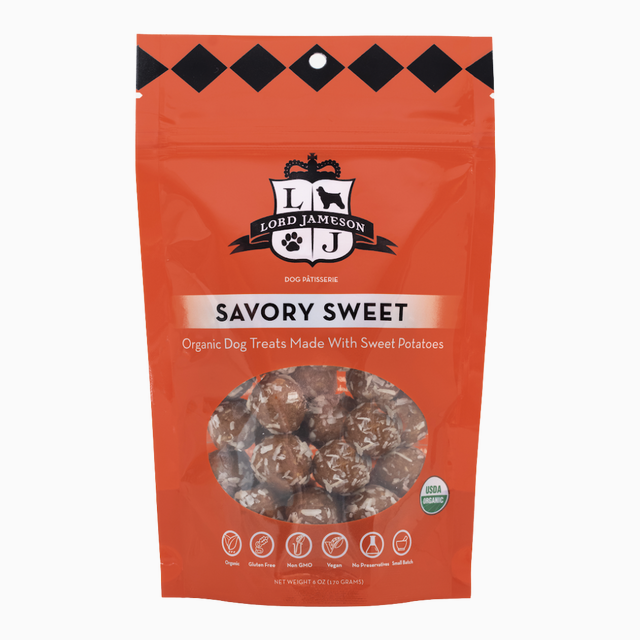 Savory Sweet Organic Dog Treats | 6 oz