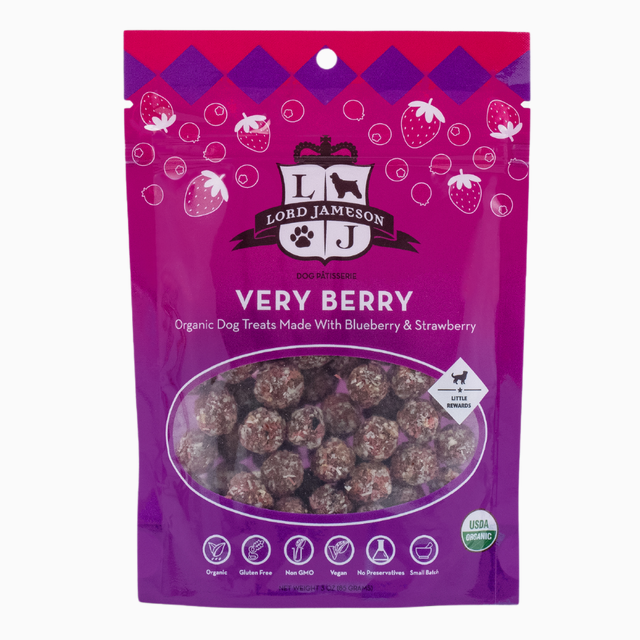 Very Berry Organic Dog Treats | 3 oz