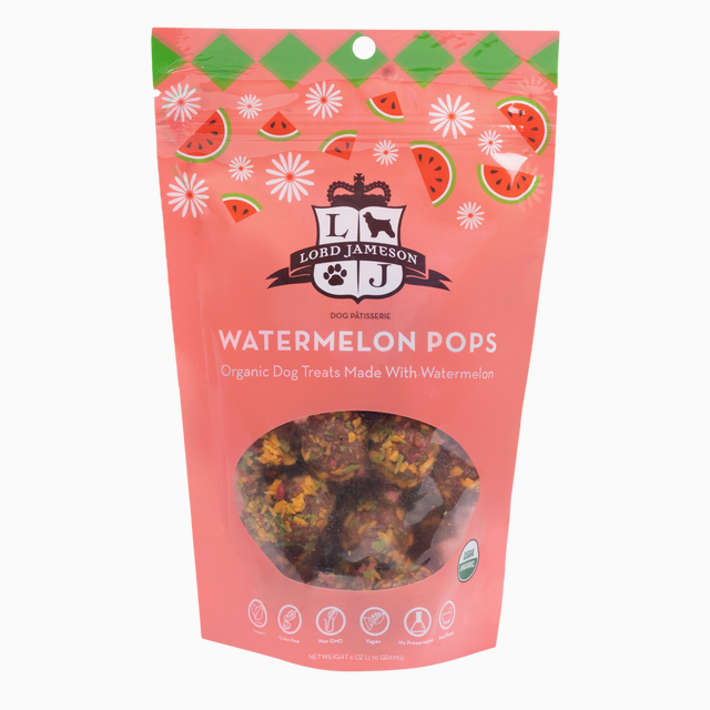 Watermelon Pops Organic Dog Treats | 6 oz