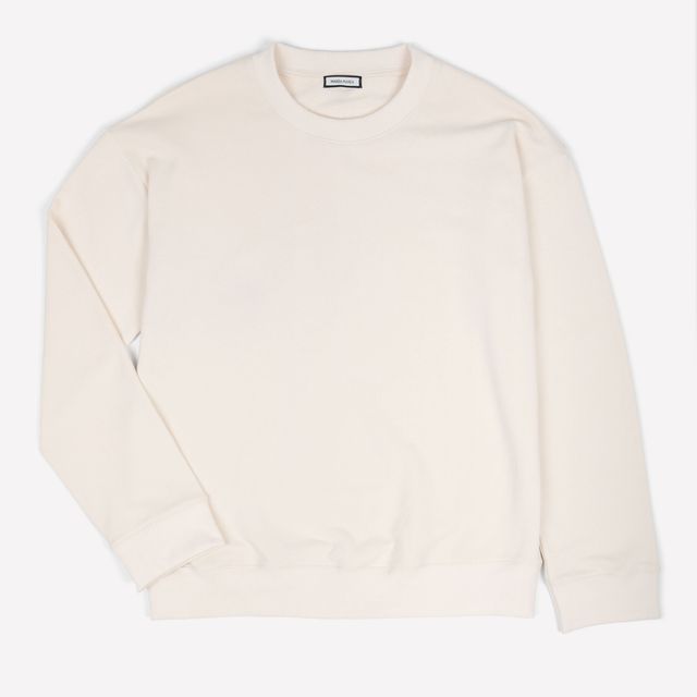 French Terry Crew Neck Sweater