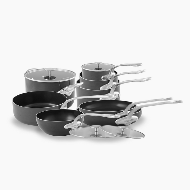 Mauviel M'STONE 3 12-Piece Cookware Set With Cast Stainless Steel Handles