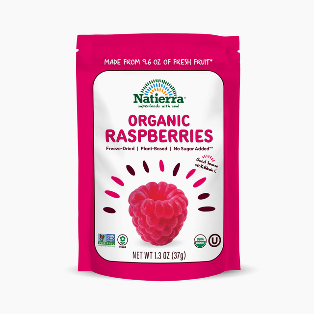 Organic Freeze-Dried Raspberries Bag
