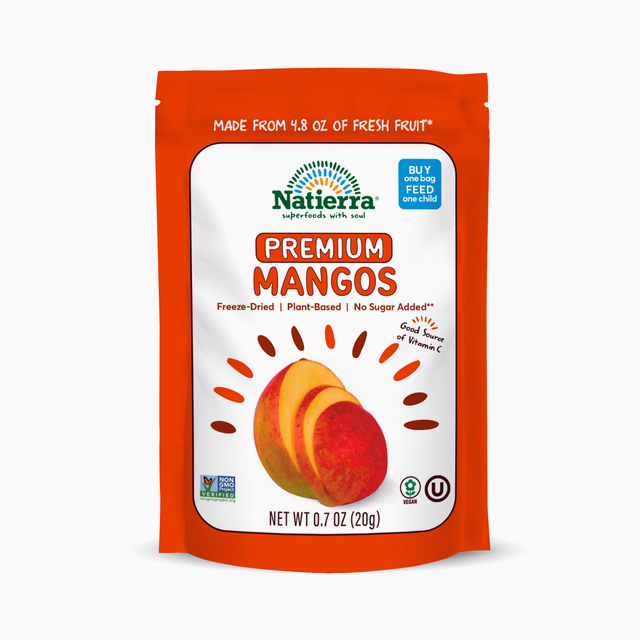 Premium Freeze-Dried Mangos Bag