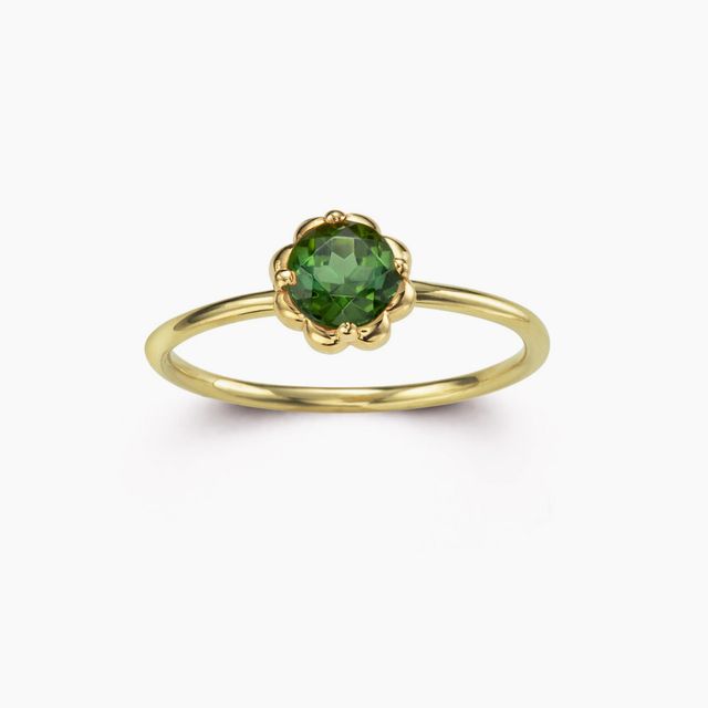 Petite Candy Ring with Green Tourmaline
