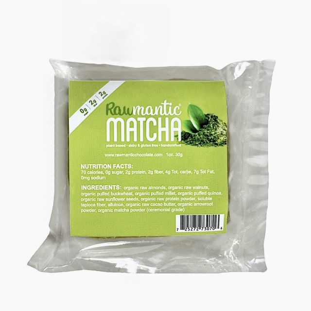 Matcha Mini Vegan Protein Bar. 1oz