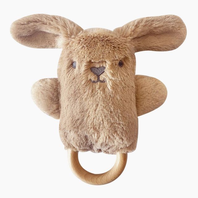 Bailey Bunny Soft Rattle Toy