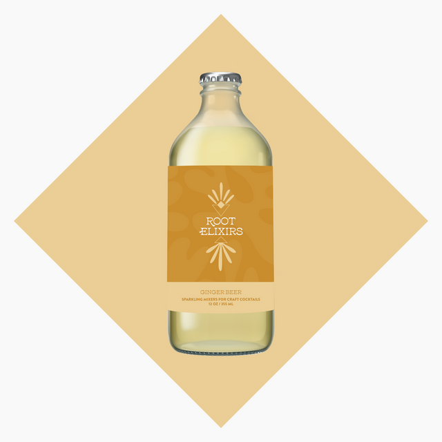 6 Bottles Root Elixirs Sparkling Ginger Beer Premium Cocktail Mixer 12 oz