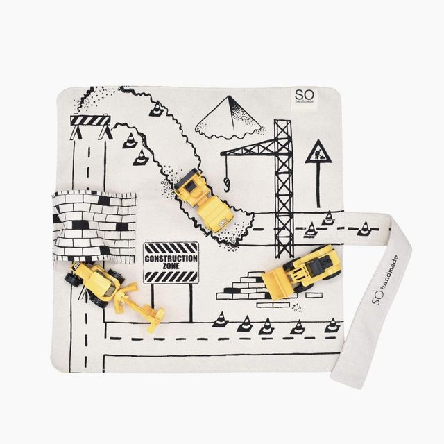 Construction Play Mat: "The CUTEST toys ever! I am in love!"
