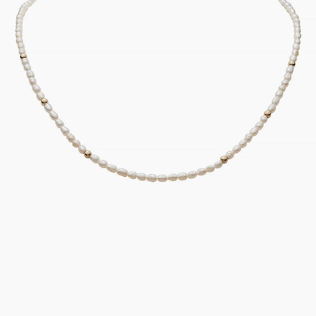 Short Pearl Bead Necklace